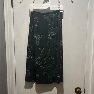 LISA SAYS GAH Lauren midi skirt set the table